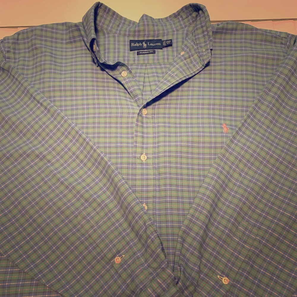 Vintage Polo by Ralph Lauren with pink logo